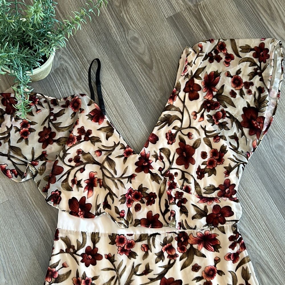 NORDSTROM ALI AND JAY DONT MIND IF I DO FLORAL ASYMMETRICAL DRESS SIZE XL - Picture 9 of 11